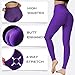 GILLYA Booty Yoga Pants Women High Waisted Ruched Butt Lift Textured Tummy Control Scrunch Leggings (Violet, L)thumb 3