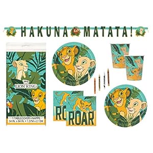 Amazon Com Party City Super Lion King Party Supplies For 16