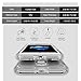 iPhone 8 / iPhone 7 Clear Case with Kickstand, Soft TPU Crystal Life proof Case Cover Slim-Fit Shock Absorption Protective Phone Cover Case with 360 Degree Rotatable Stand