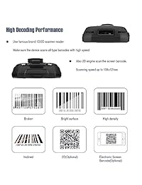 3G 4G mano Android 5.1 POS Terminal con Pantalla Táctil 1D Honeywell Barcode Scanner Bluetooth GPS con cargador Cradle