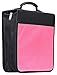 Blue Donuts Deluxe 320 Disc CD/DVD Media Case - Pink - with New and Improved Inserts, Double The Thickness and All tabs Pulled