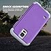 Galaxy S5 Case, ULAK Knox Armor Slim Hybrid Shockproof Silicone Rugged Hard Plastic Case Protective Cover Shell for Samsung Galaxy S5 S V I9600 (5.1