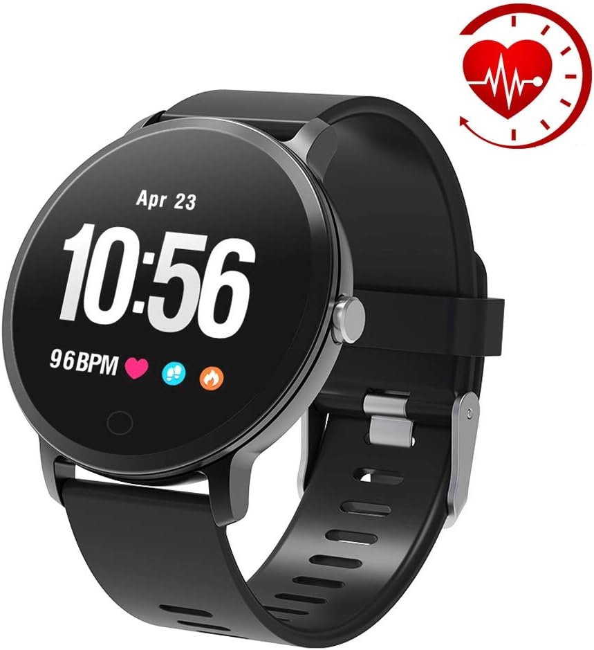 YoYoFit Edge Smart Watch, Heart Rate Monitor Fitness Tracker Watch with Step Counter Sleep Monitor,1.3" Color Screen Activity Tracker Pedometer Watch, Great Fitness Gift for Women Men and Elder