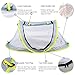 MASCARRY Baby Beach Tent, with A Brim Sun Protection Hat, Portable Baby Travel Tent UPF 50+ Infant Sun Shelters Pop Up Folding Outdoor Bed Baby Shade with Mosquito Net with 2 Pegs