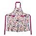KINGO HOME Adjustable 100% Cotton Garden Cooking Women Kitchen Bib Apron, with Pockets, Cotton Canvans, Machine Washable