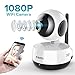 FREDI Wireless 1080P IP Baby Pet Monitor Camera WiFi Camera with Two-Way Function,Infrared Night Vision,Pan Tilt,P2P WPS Ir-Cut Nanny IP Camera Motion Detection Support 128GB sd Card(not Include)