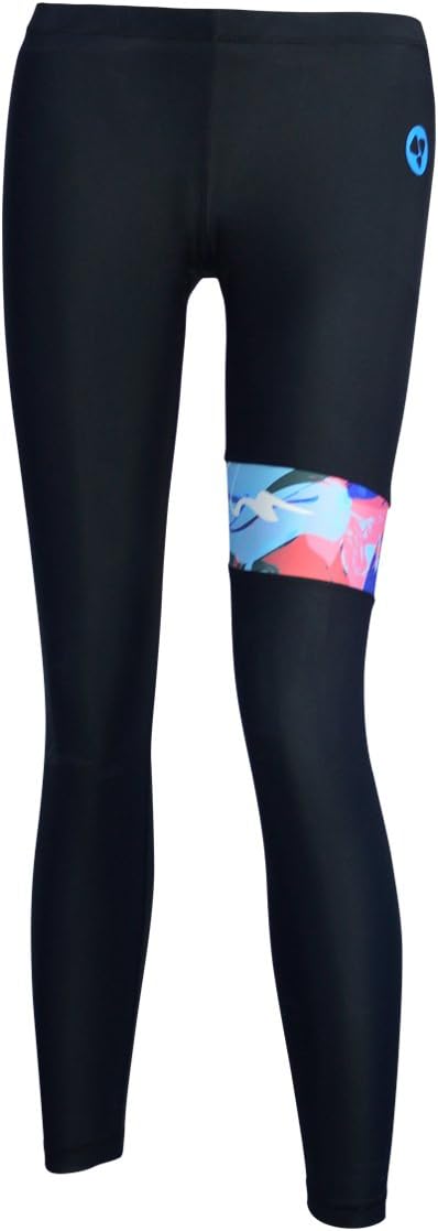 Surfing Leggings Women Lycra Pants Wetsuit Diving Long Tights UPF50+ Rash Guard Pants Sun Protection Swim Leggings Plus Size Canoeing Scuba Surf Pants Girl Yoga Fitness Running Tights