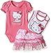 Hello Kitty Baby Girls' Gift Set, Pink Carnation, 12 Months