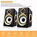 Computer Speakers BeBomBasics SP10 USB Multimedia Audio for TV Laptop or PC,Built-in Four Loudspeaker Diaphragm(USB 2.0+3.5mm)
