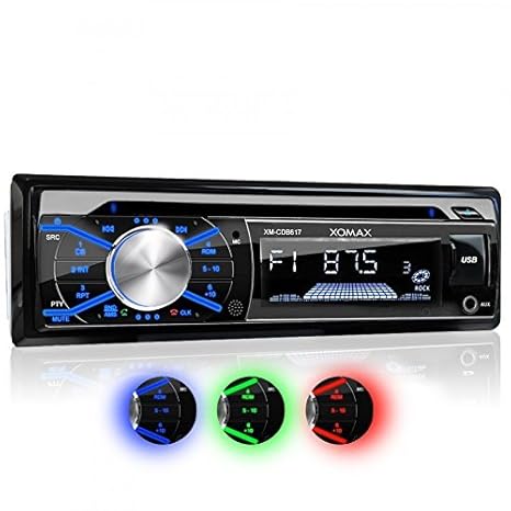 Xomax Xm Cdb617 Car Stereo With Cd Drive Usb Port Amazon Co