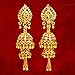 Banithani Ethnic Traditional Indian Gold Plated Jhumka Earring Bollywood Jewelry Gift For Her