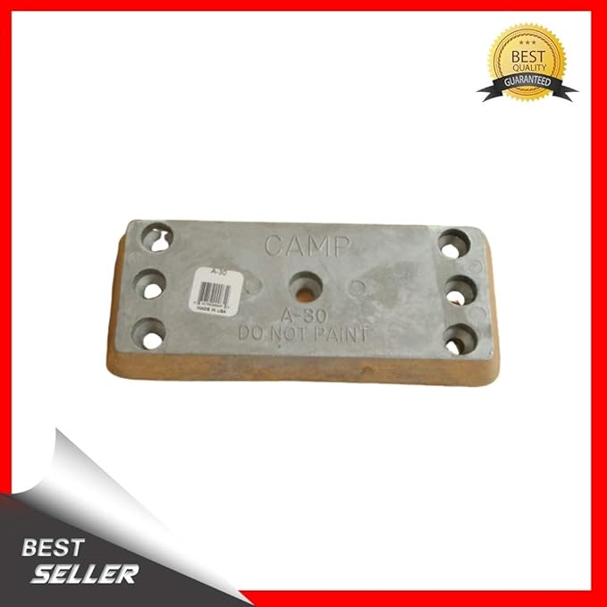 ZINC PLATE ANODE BOAT HULL ZINC 70 A30 TRANSOM BOAT SALTWATER BOATINGMALL