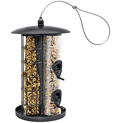 Amazon Com Sorbus Bird Feeder Triple Tube Combination Hanging