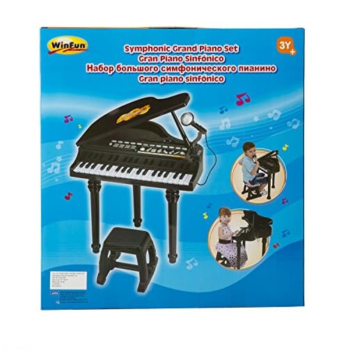Electronic Grand Piano with Detachable Microphone and Electronically Tuned Keys - Image 5