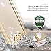 Zizo ION Series Compatible with iPhone 6S Plus Case Military Grade Drop Tested with Tempered Glass Screen Protector iPhone 6 Plus Case Gold Clear