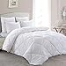 Basic Beyond Lightweight Down Comforter Queen Size,All Season White Queen Down Feather Comforter with Corner Tabs,88