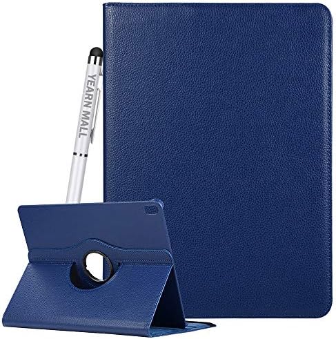 New iPad Pro 11" 2018 Case [Support Apple Pencil's Magnetic Attachment and Wireless Charging], 360 Degree Rotating Stand Slim Light Smart Cover [Auto Wake/Sleep] for iPad Pro 11 inch 2018, Dark Blue