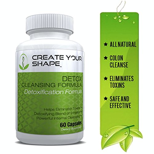 Create Your Shape Detox Cleanse – Safe &amp; All Natural, Intestinal Cleanse, Toxins, Impurities, for Weight Loss Cleansing Formula