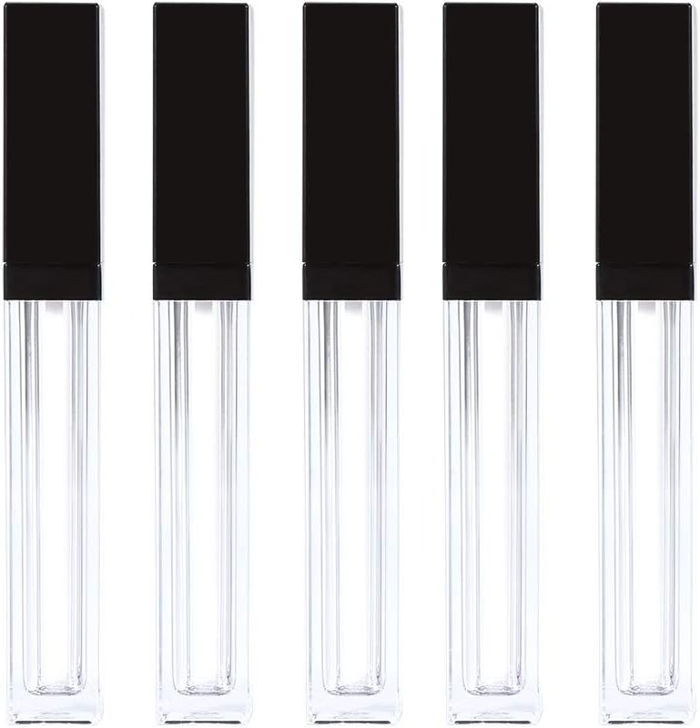 Lipgloss Tubes Bulk-New Plastic 5ml Empty Lipgloss Bottle Tube Eyelashes Growth Oil Container