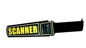 Hire-it MD 3003 Hand Held Metal Detector Scanner Rechargeable with Adaptor