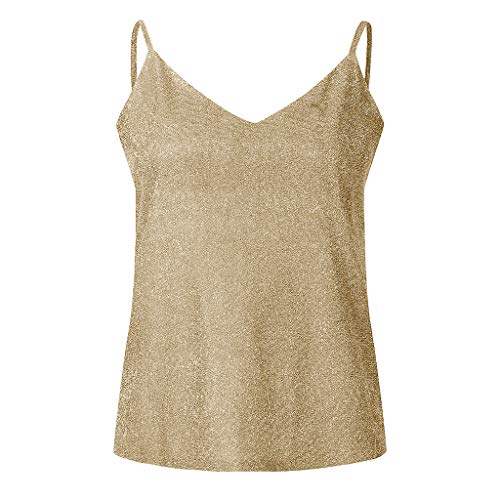 Dressy Tank Top for Women XL Sleeveless Vintage Summer Cute Graphic Shirts Womens Tops Casual Layering B1-Gold,5X-Large