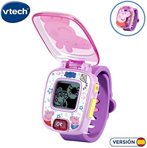 - Peppa Pig Juguete Reloj, 3 a 6 años, Color Morado, único (80-526022)