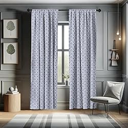 Lunarable Flower Curtains, Small Wild Flowers