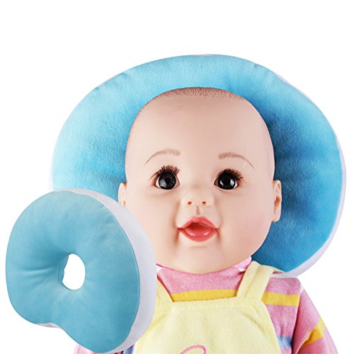 KAKIBLIN Anti Flat Head Baby Pillow, Head Shaping Pillow for Infants