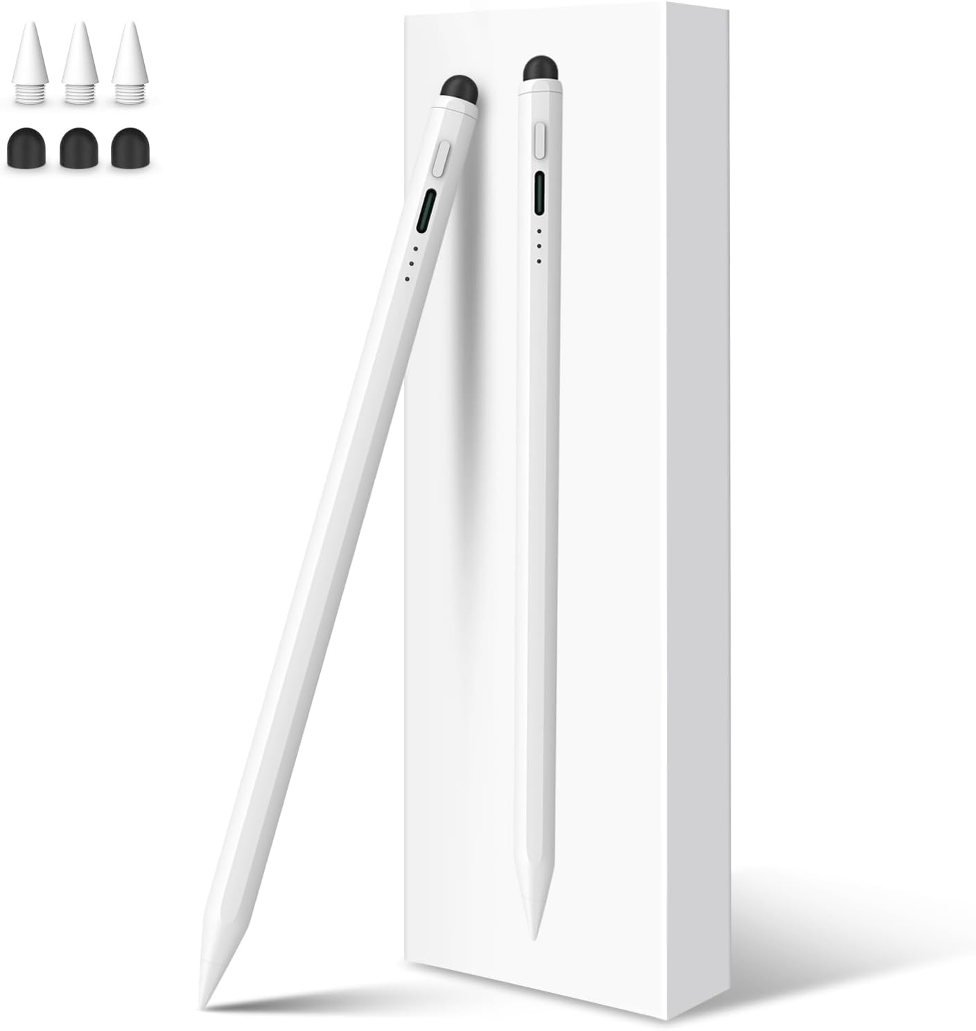 MEKO iPad Pencil 9th&10th Generation, iPad Pencil with 13 Mins Fast Charging, Palm Rejection, Tilt Sensitivity Compatible with i-Pad Pro11"/12.9"/13", Air3-5/11"/13", Mini5/6, i-Pad6-11