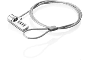 axGear Notebook Lock Security Password Steel Chain for PC Laptop Notebook LCD