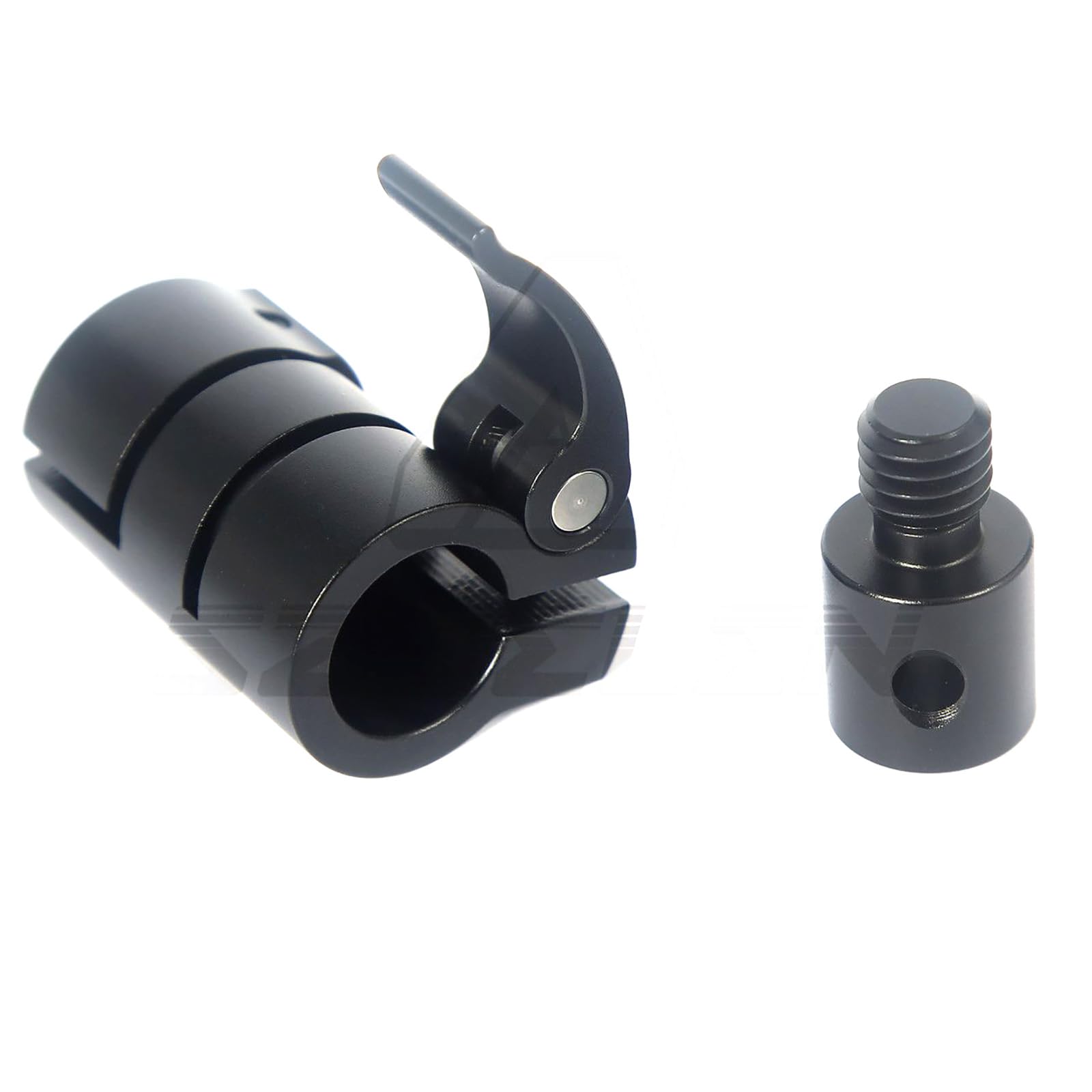 HangTon Quick Release Adapter Lock Bracket for Microphone Recording Rod Pick 3/8" 1/4" Thread Mount — image 1