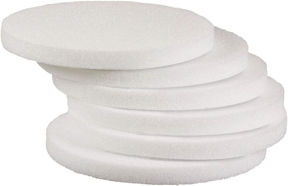 Hygloss Products Round Styrofoam Discs, 12Inch Diameter x