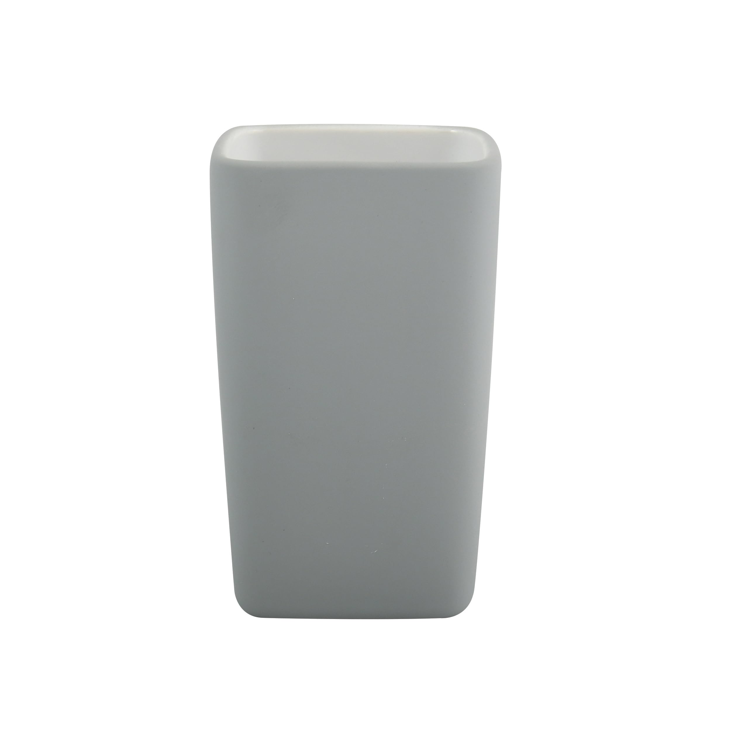 MSV 141032 Grey Ceramic Cup, 6 x 6 x 10 cm