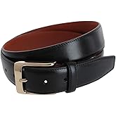 Trafalgar Men's Cornelius 35mm Cortina Leather Dress Belt