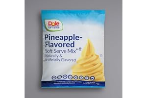 Soft Serve Mix, Lactose Free, Dairy free, Vegan, Gluten Free, 4.4 lb Bag By Magic Market (Pineapple)