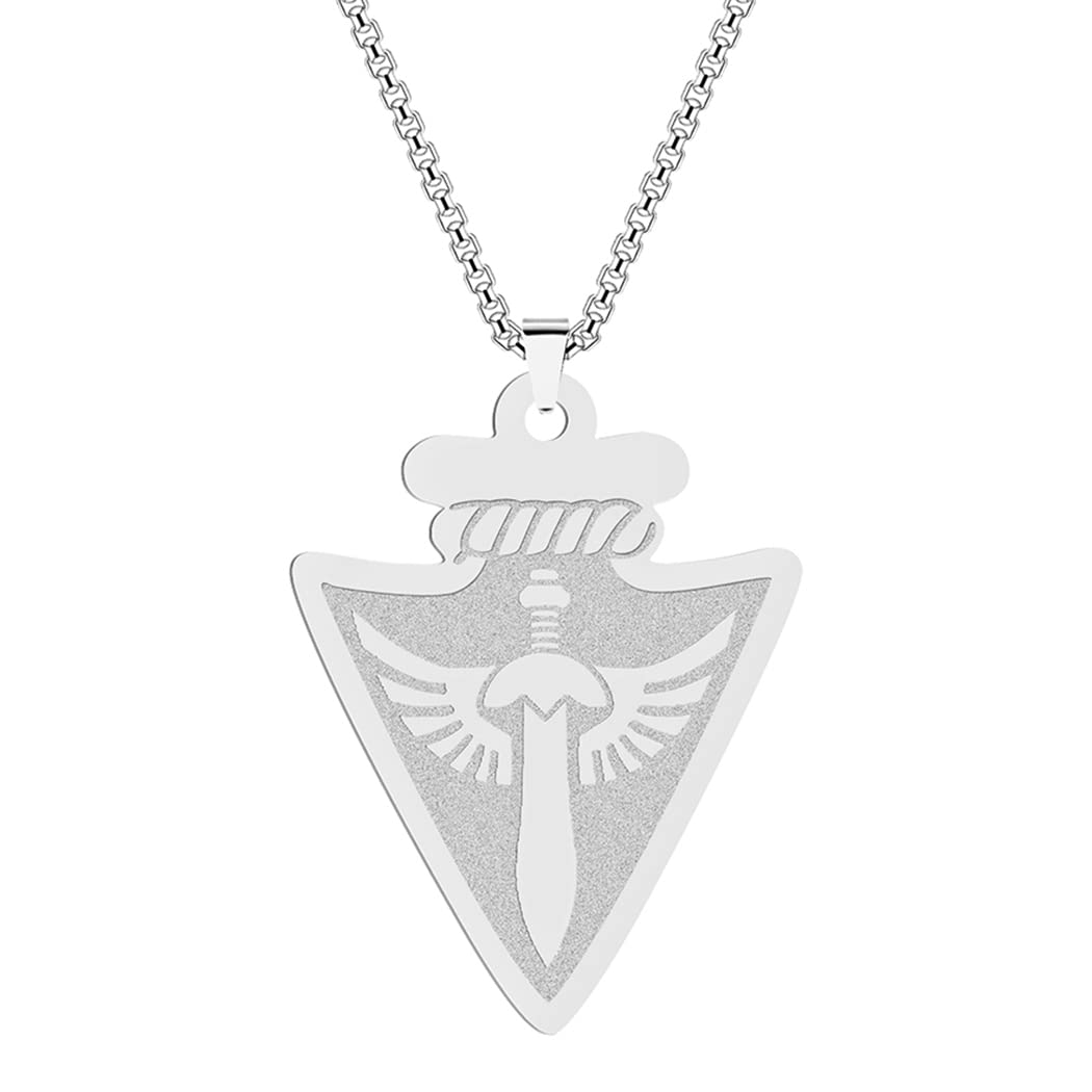 Arrowhead Necklace Women Mens Viking Pendant Celtic Sword Spear Eagle Charm Neck Chain Nordic Amulet Talisman Protection Jewelry Gift (200S)