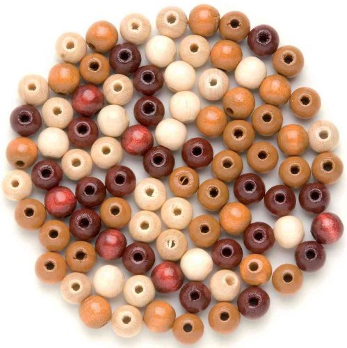 Glorex 6 1655 056 Pearl 28 Piece, Wood, brown, 10 x 8.5 x 1 cm — image 1