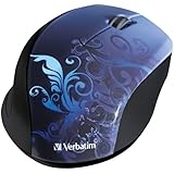 Verbatim Wireless Optical Design Mouse, Blue 97785