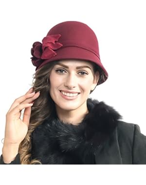 Fanny Women's Felt Cloche Winter Hat Zs-z0007