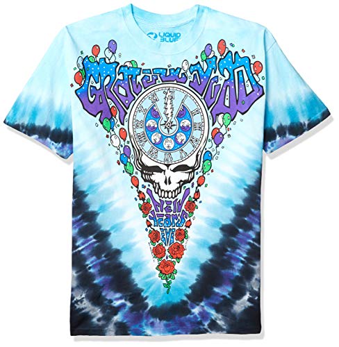 Liquid Blue Men's Midnight Hour T-Shirt, Tie Dye, Medium