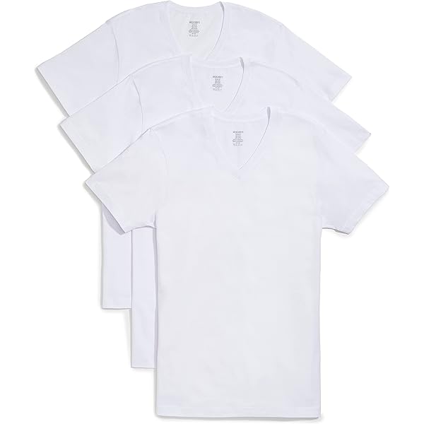 Pima Cotton V-Neck T-Shirt in Short Sleeve