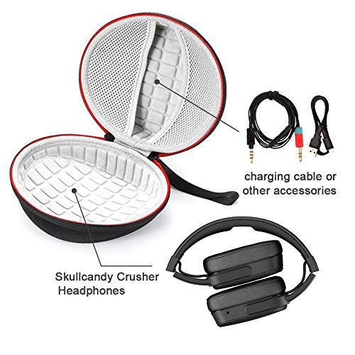 Hard Carrying Case for Skullcandy Crusher, Skullcandy Hesh 3 Bluetooth Wireless OverEar