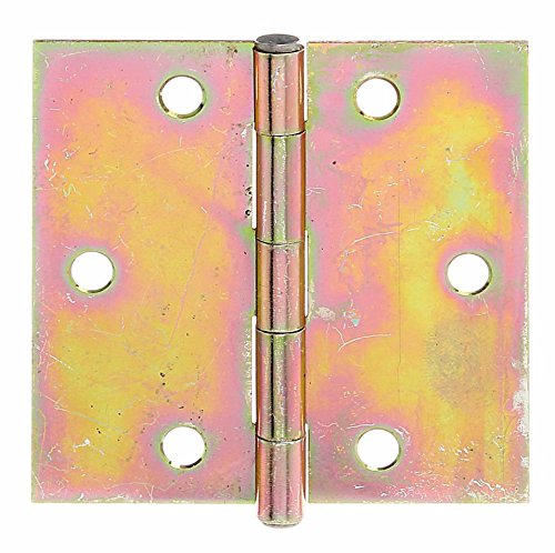 Hinge Rectangular 82 x 82 mm / 20 STK. Oberflaeche: galvanisch Gelb verzinkt
