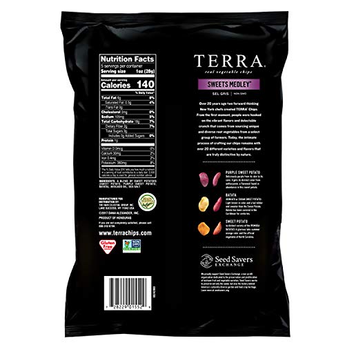Terra Vegetable Chips, Sweets Medley, 5 oz. (Pack of 12) Pricepulse