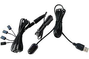 SZBJ IR Remote Control Extender,IR Repeater Kit, Hidden IR Repeater System U104
