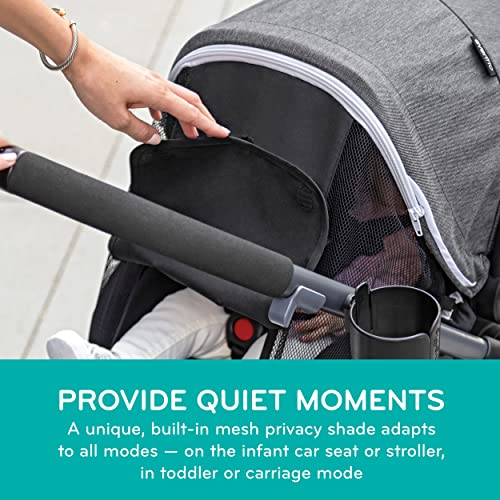 Evenflo Pivot Vizor Travel System With LiteMax Infant Car Seat