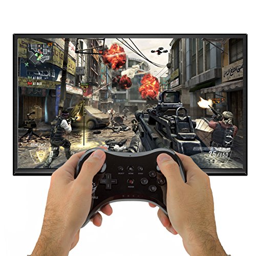 Wii U Pro Wireless and Rechargeable Controller (Midnight Black