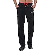 CENFOR Men's Sweatpants with Pockets Open Bottom Workout Pants, for Athletic, Jogging, Training, Casual