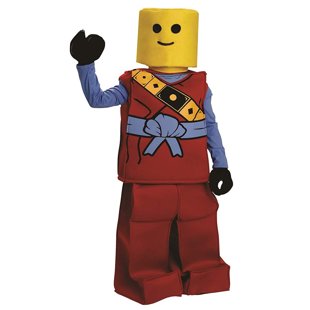 Dress Up America Halloween Kids Block Ninja Outfit- Lego Costumes for Kids - Beautiful Dress Up Set for Role Play