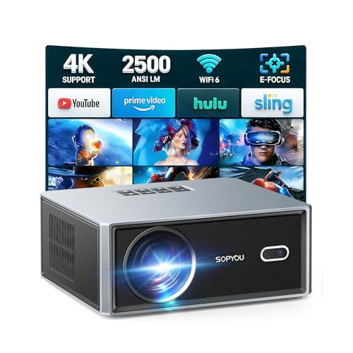 SOPYOU Short Throw 4K Projector